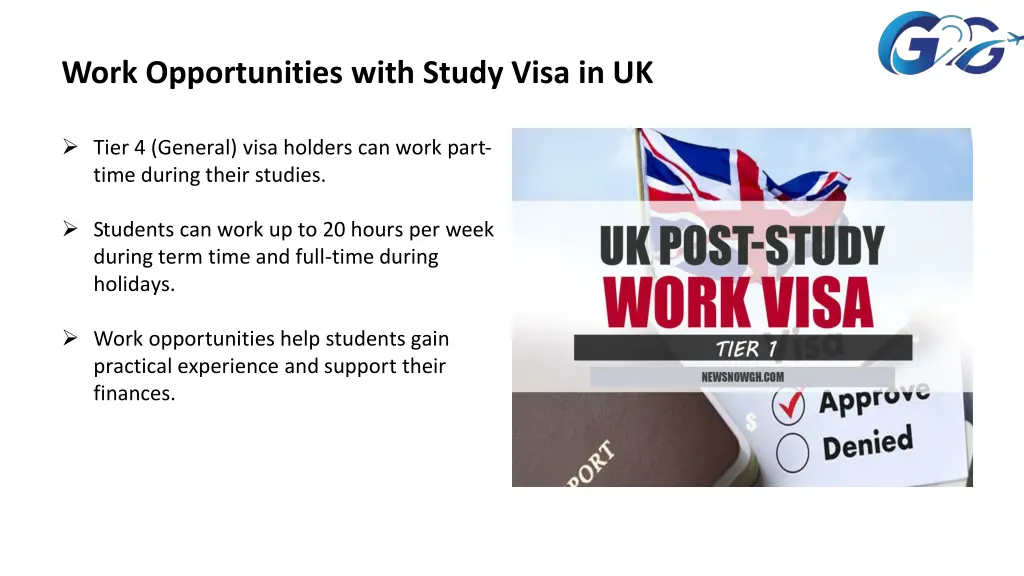 work opportunities with study visa in uk