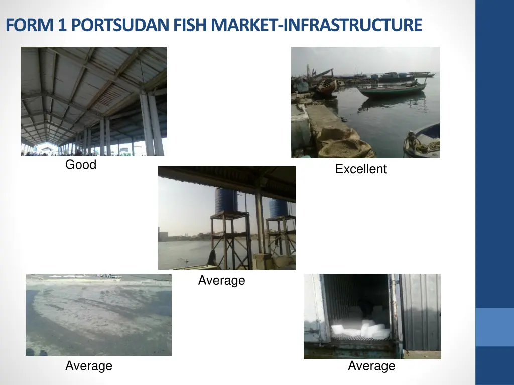 form 1 portsudan fish market infrastructure