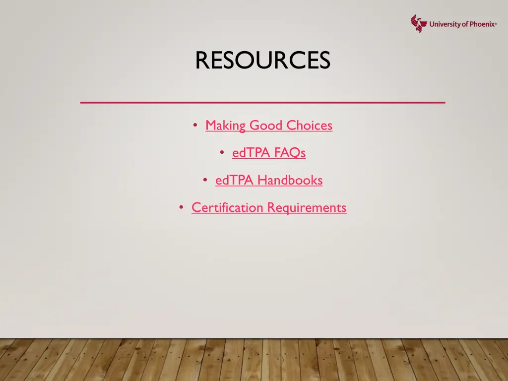 resources