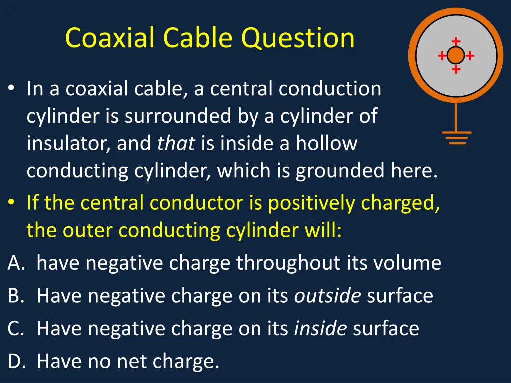 coaxial cable question