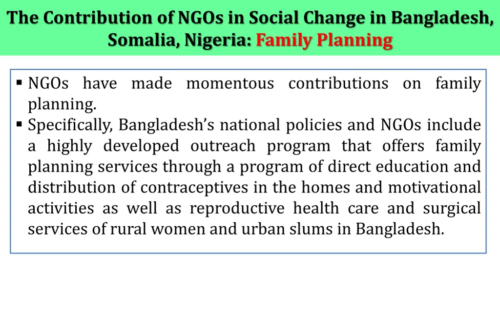 the contribution of ngos in social change 10