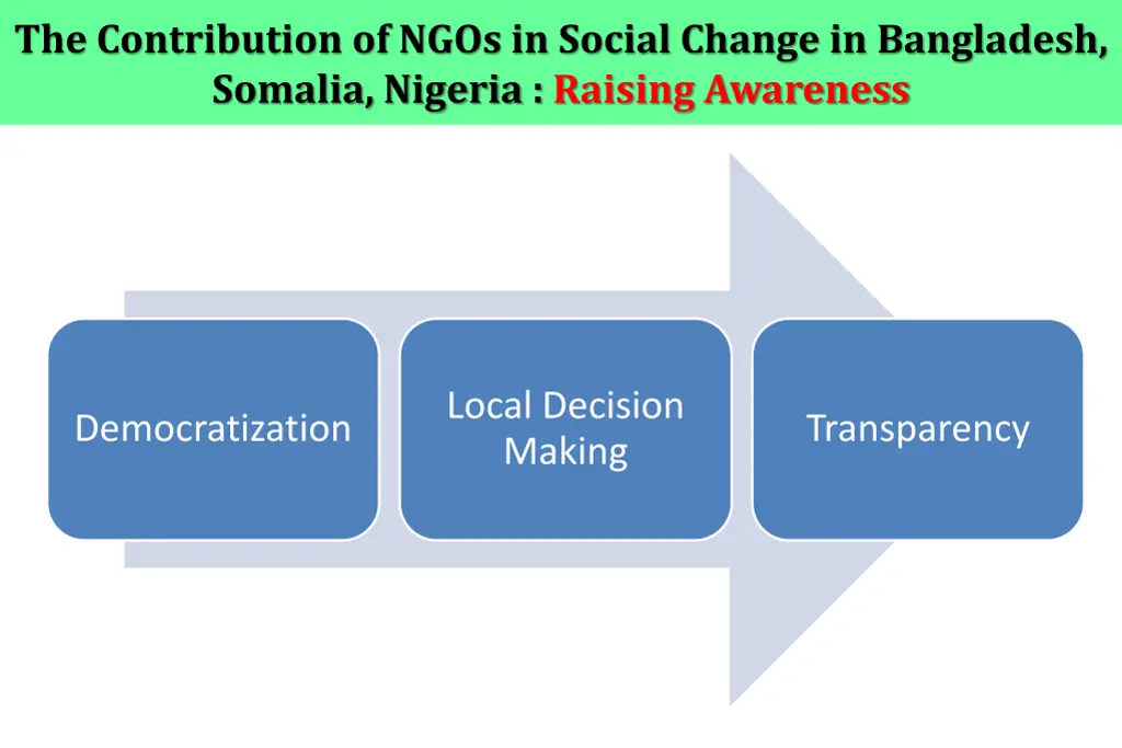 the contribution of ngos in social change 4