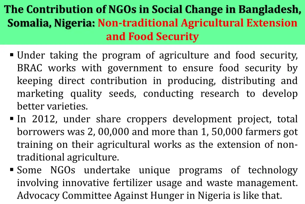 the contribution of ngos in social change 9