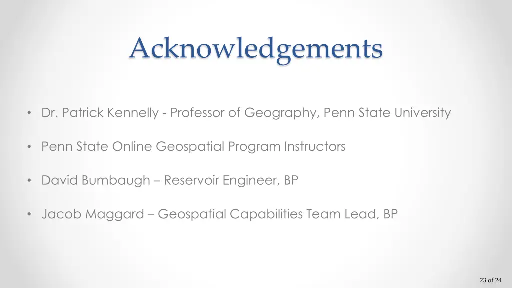 acknowledgements