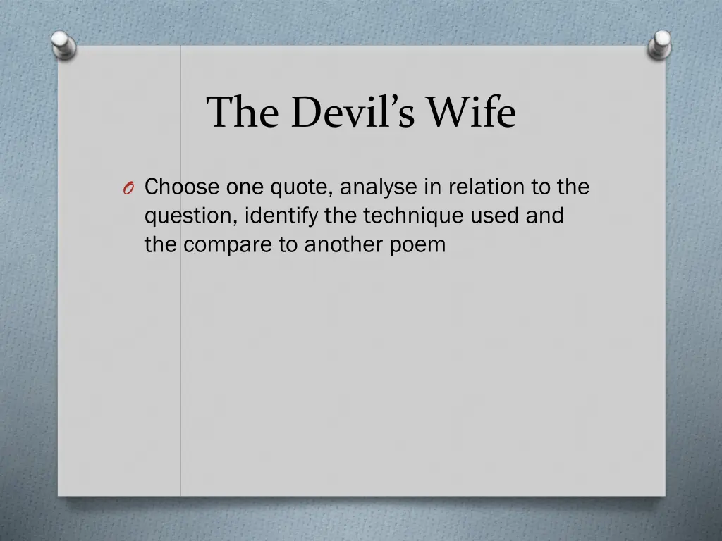 the devil s wife