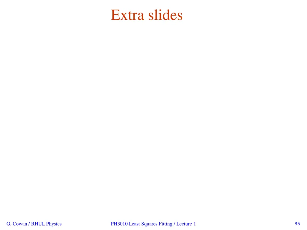 extra slides