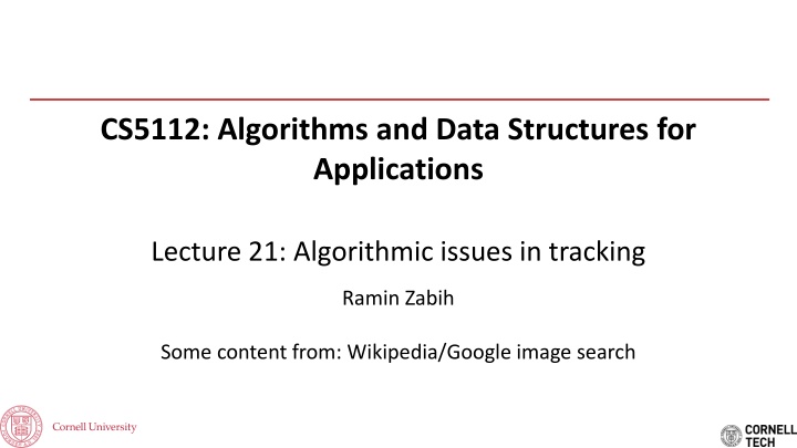 cs5112 algorithms and data structures