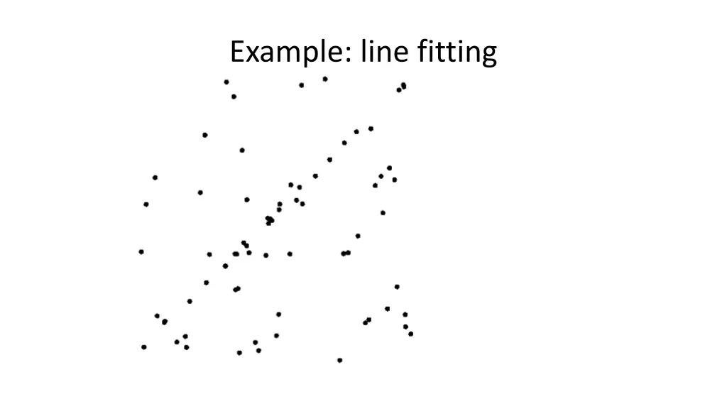 example line fitting