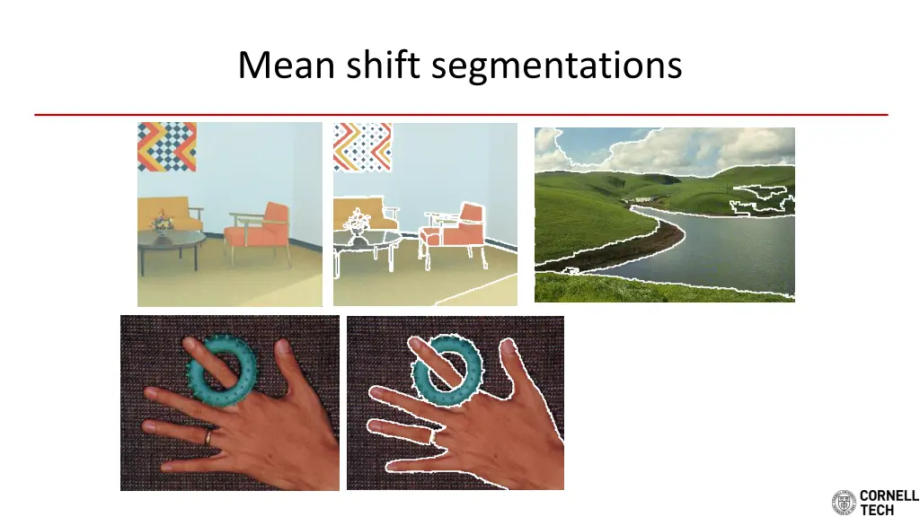 mean shift segmentations