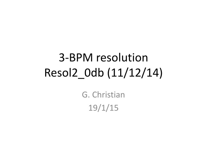 3 bpm resolution resol2 0db 11 12 14