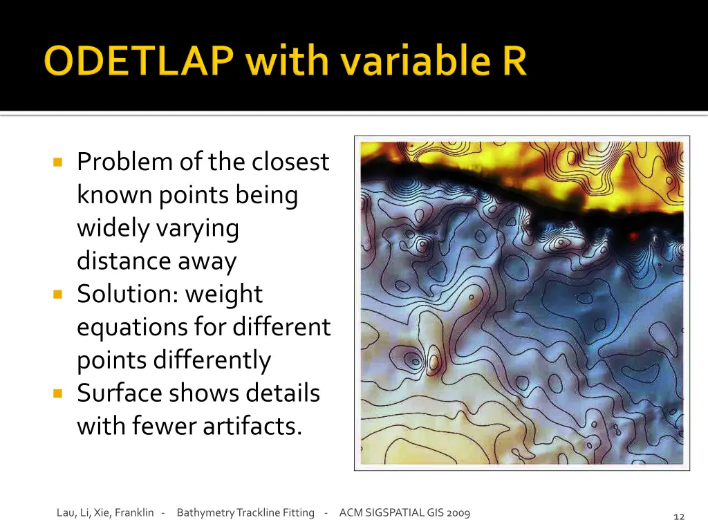 problem of the closest known points being widely