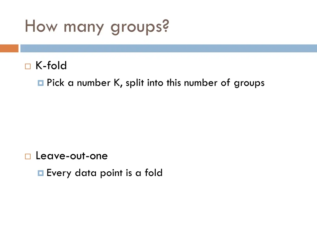 how many groups