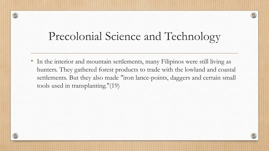 precolonial science and technology 12