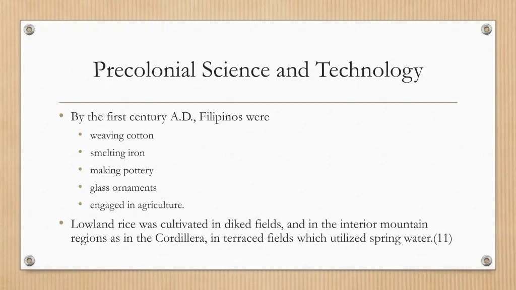 precolonial science and technology 3