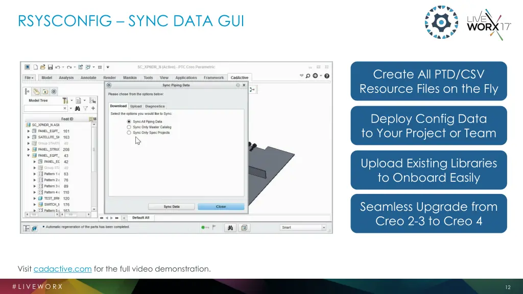 rsysconfig sync data gui