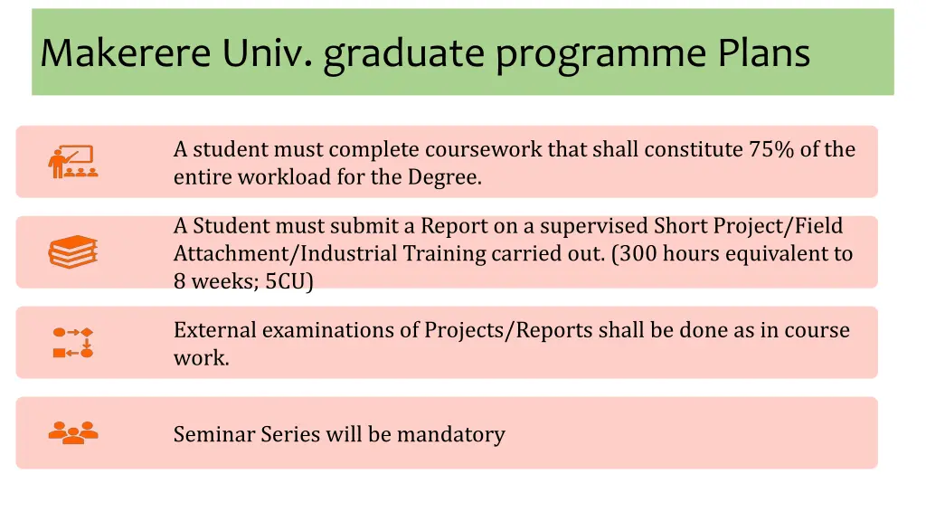 makerere univ graduate programme plans 1