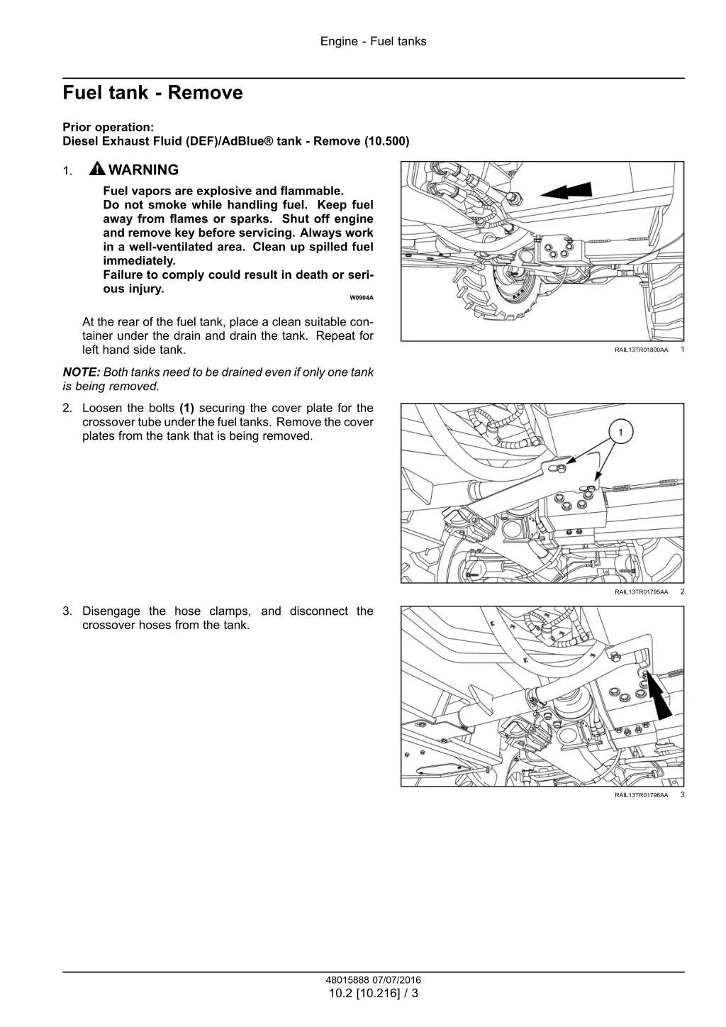 engine fuel tanks