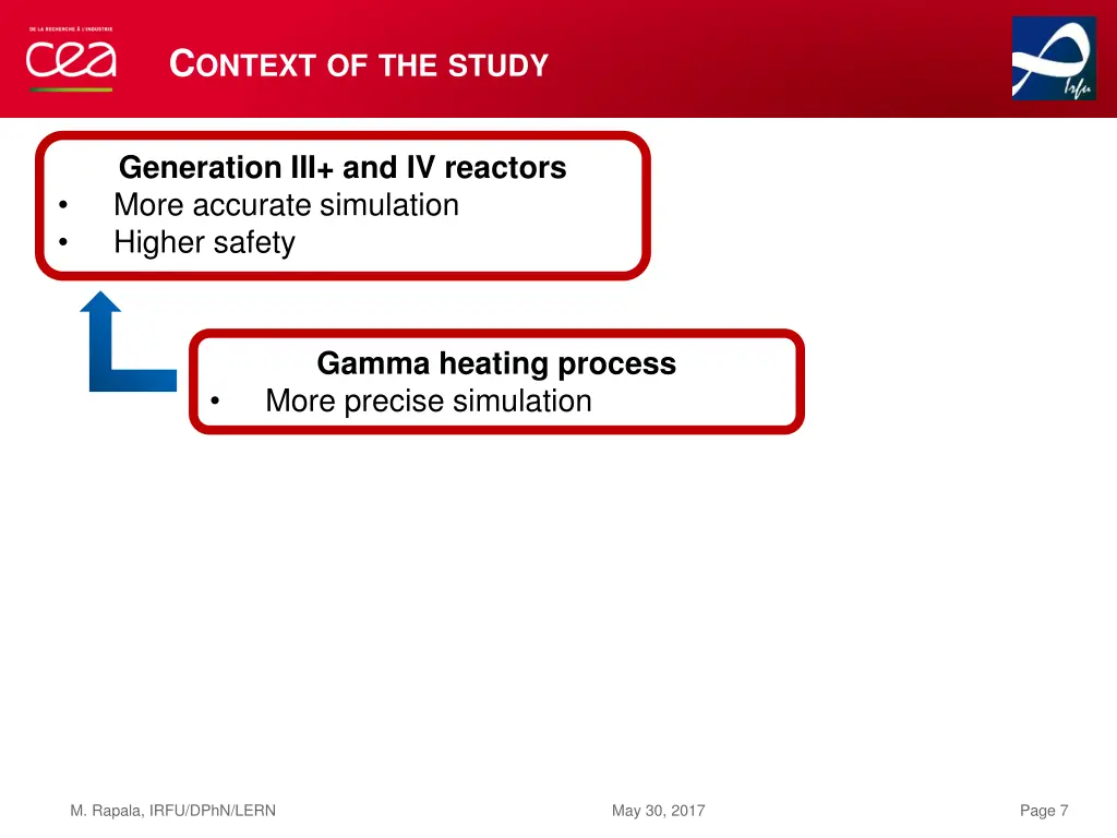 c ontext of the study