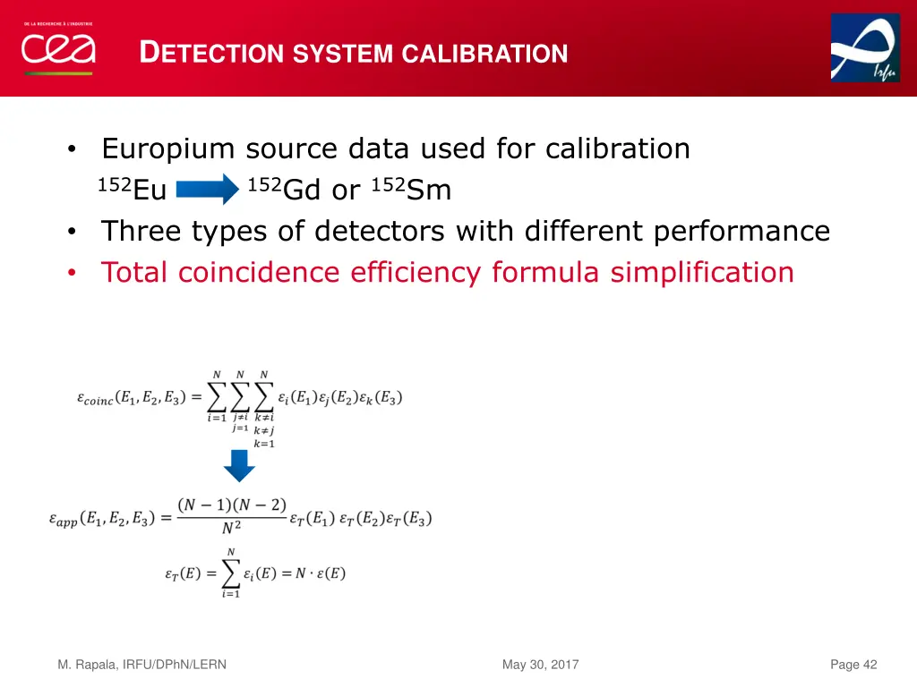 d etection system calibration 2