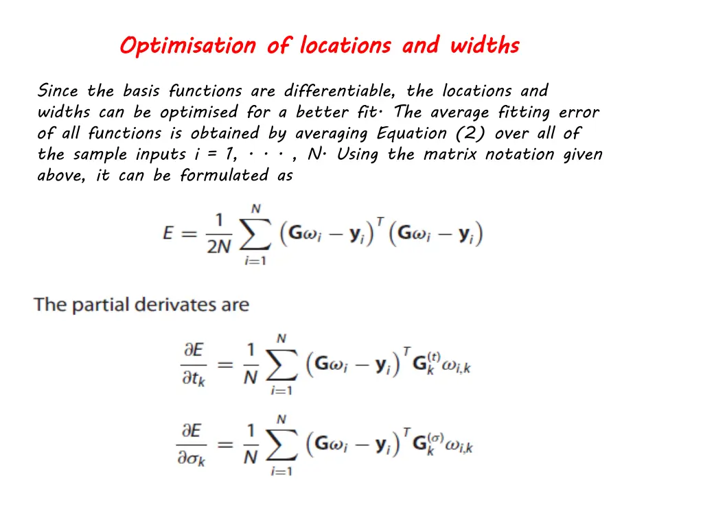 optimisation