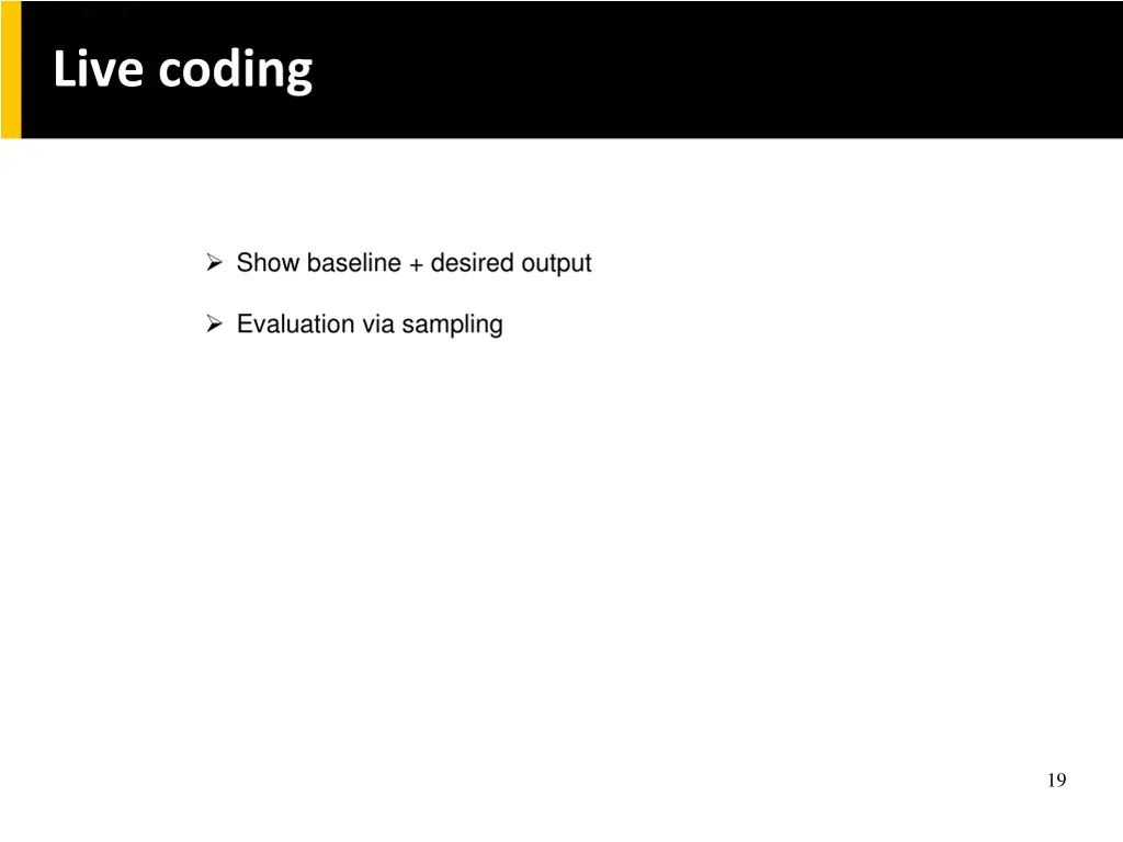 live coding 1