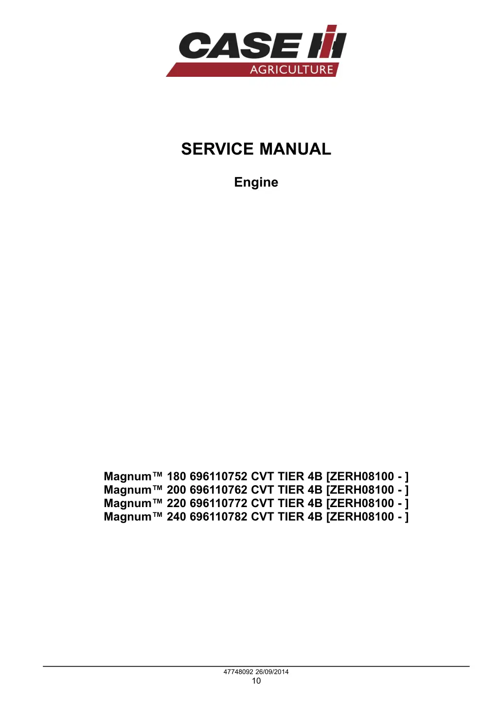 service manual 1