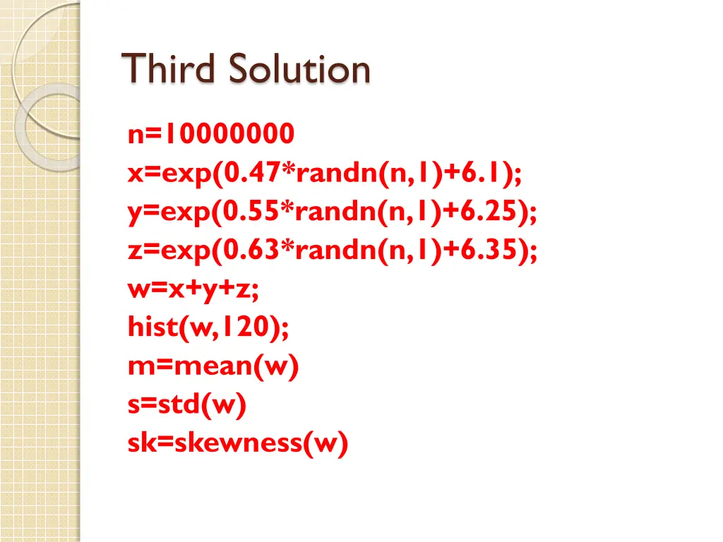 third solution