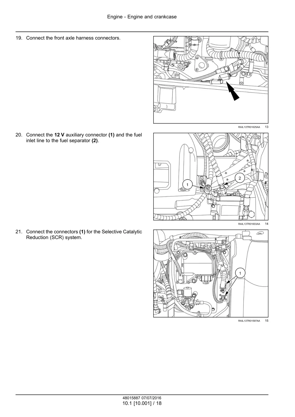 engine engine and crankcase 14