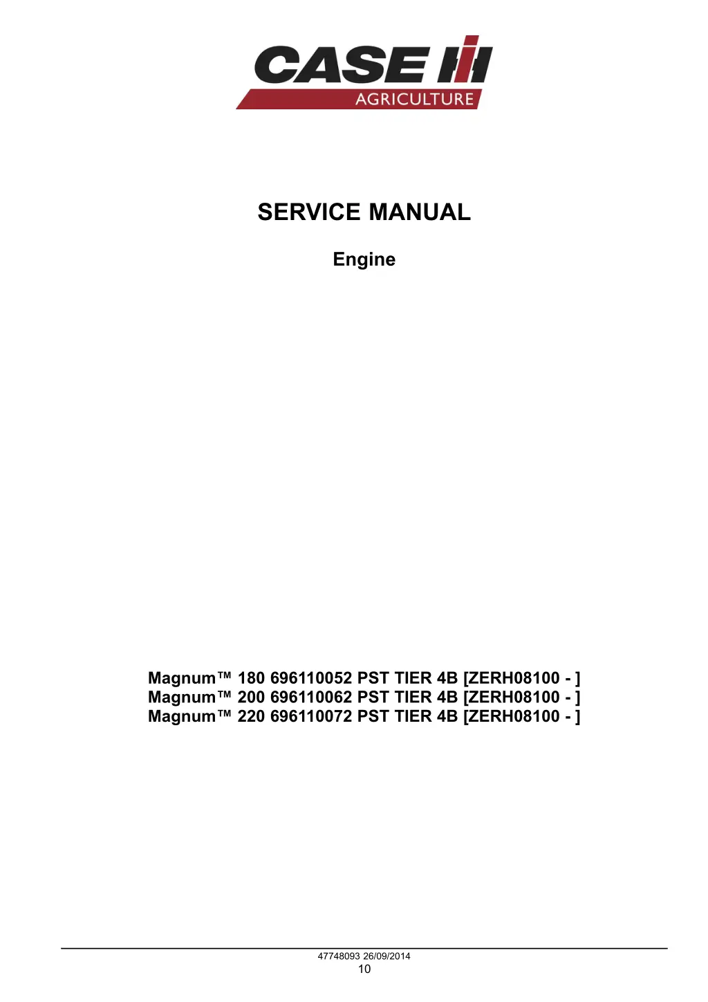 service manual 1