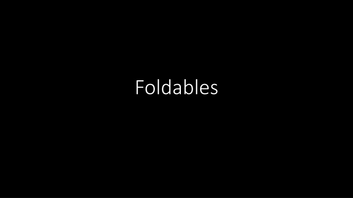 foldables