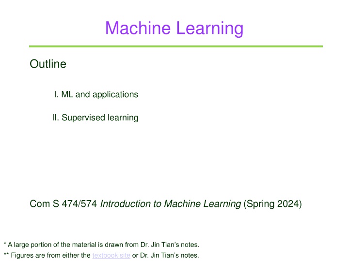 machine learning