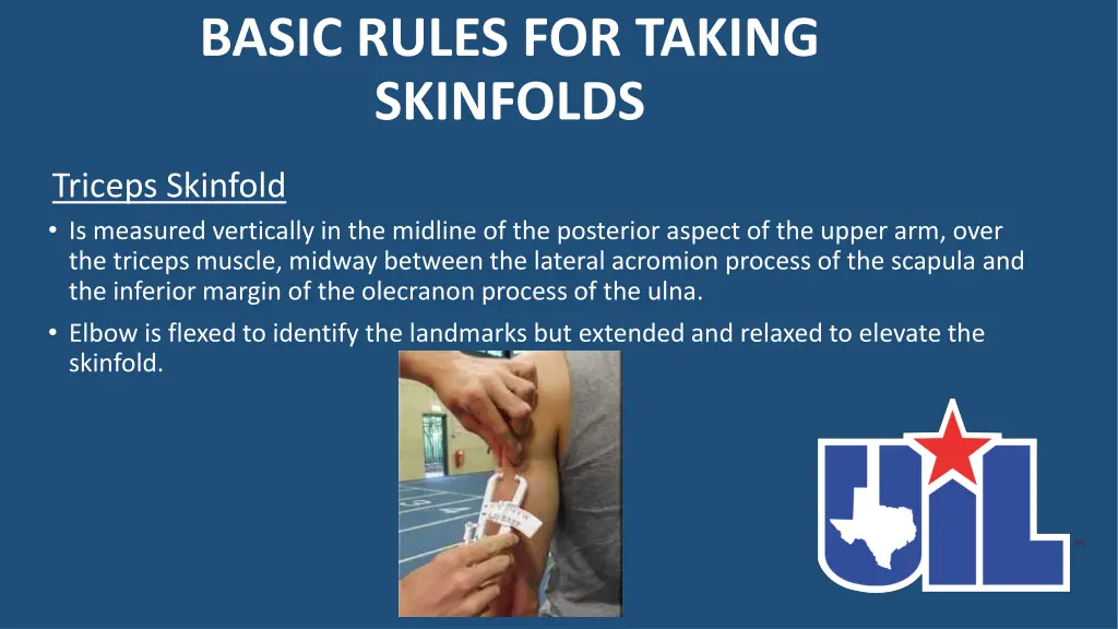 basic rules for taking skinfolds 2