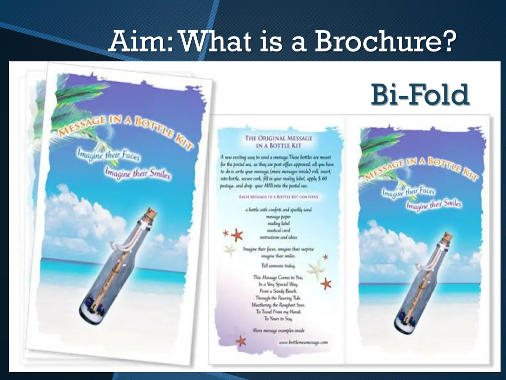 aim what is a brochure 1