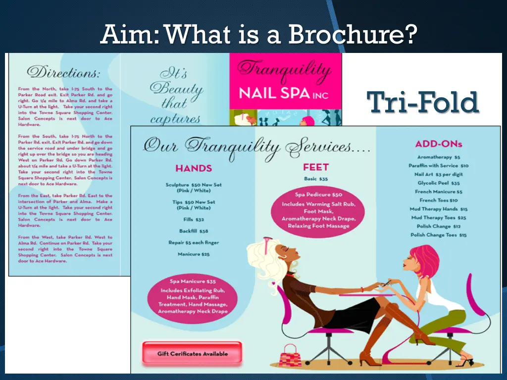 aim what is a brochure 2