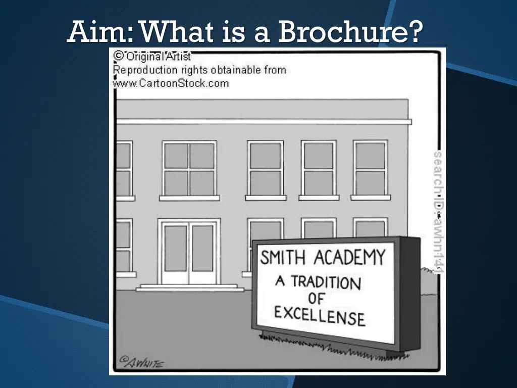 aim what is a brochure