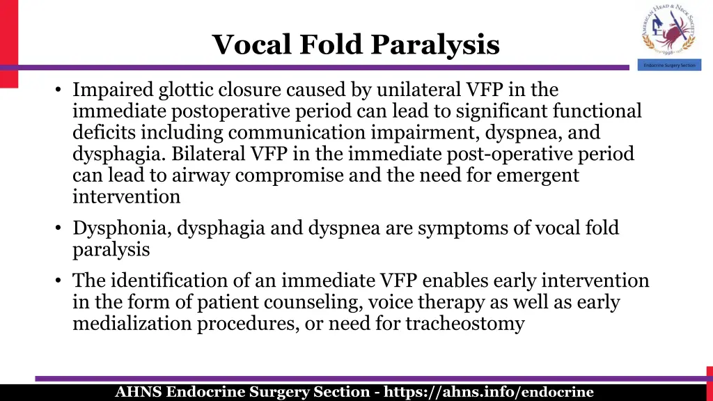 vocal fold paralysis