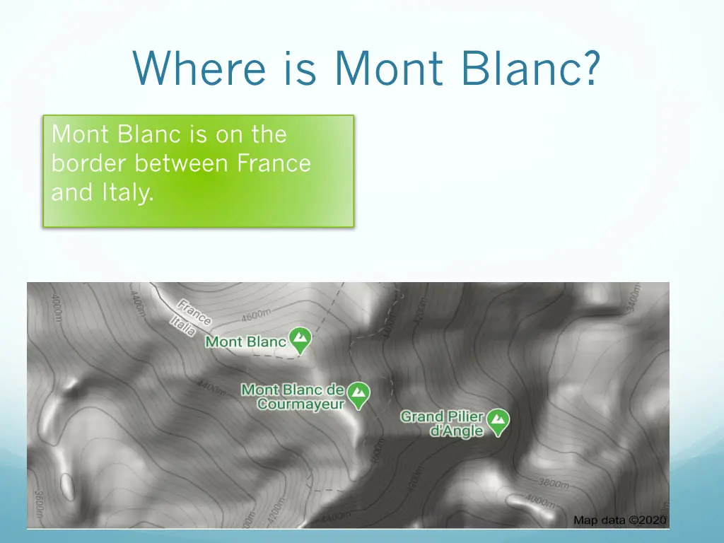 where is mont blanc