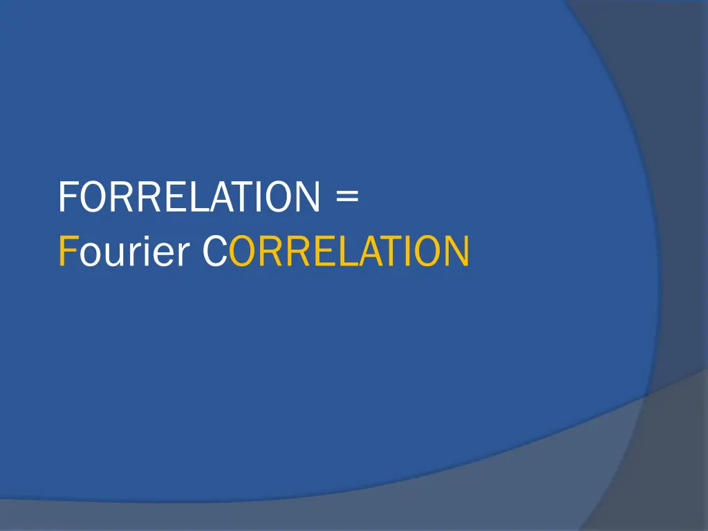 forrelation fourier correlation