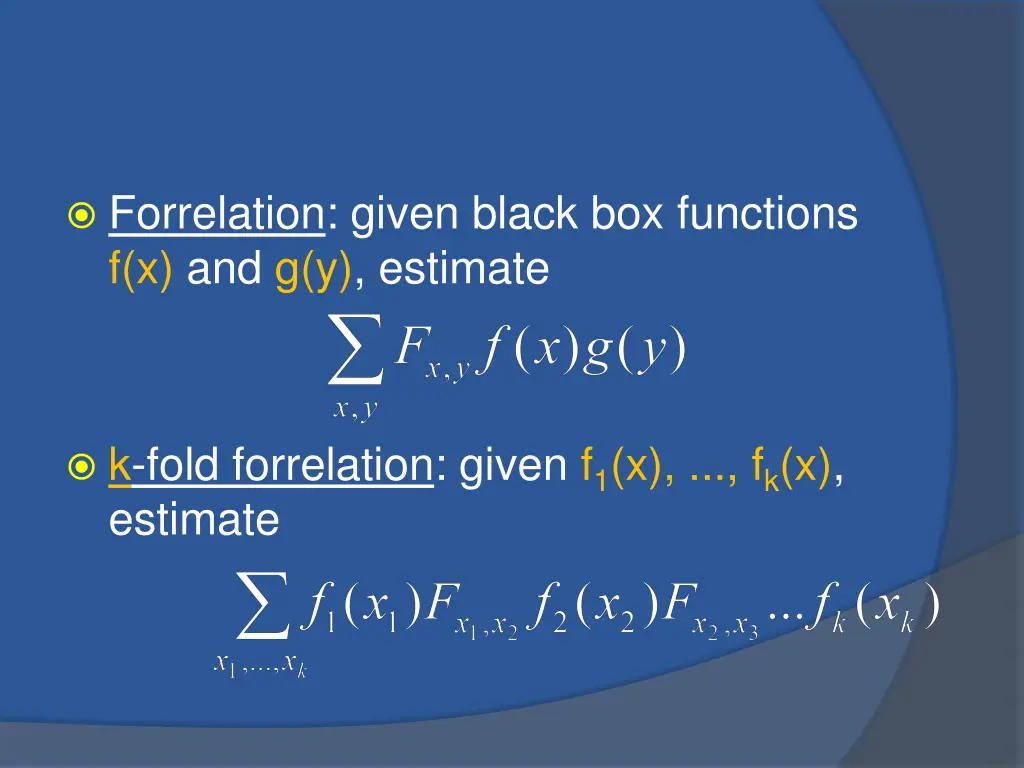 forrelation given black box functions