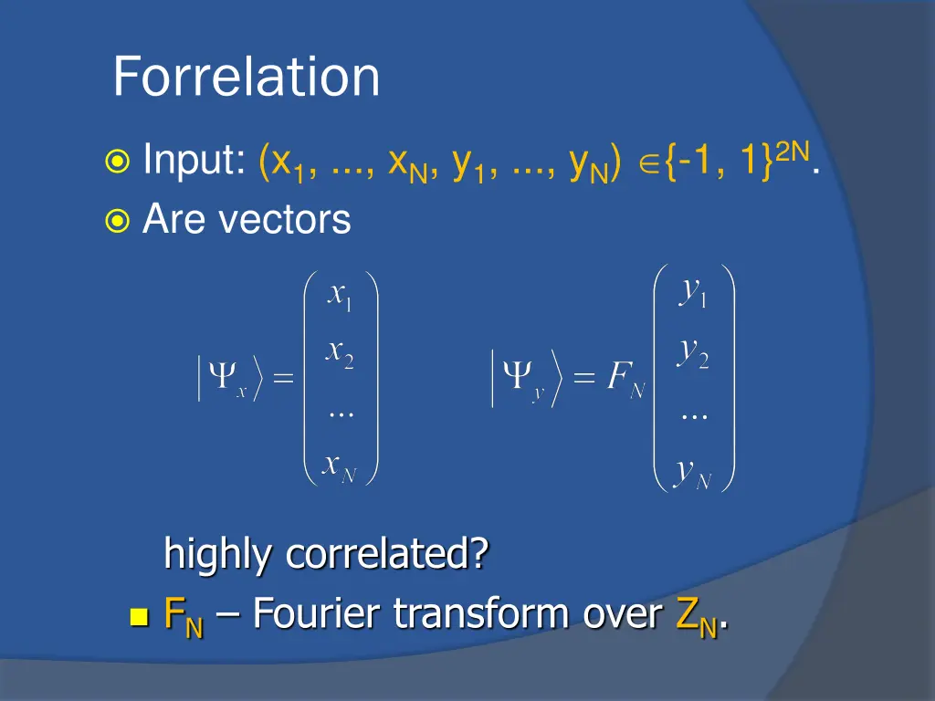 forrelation