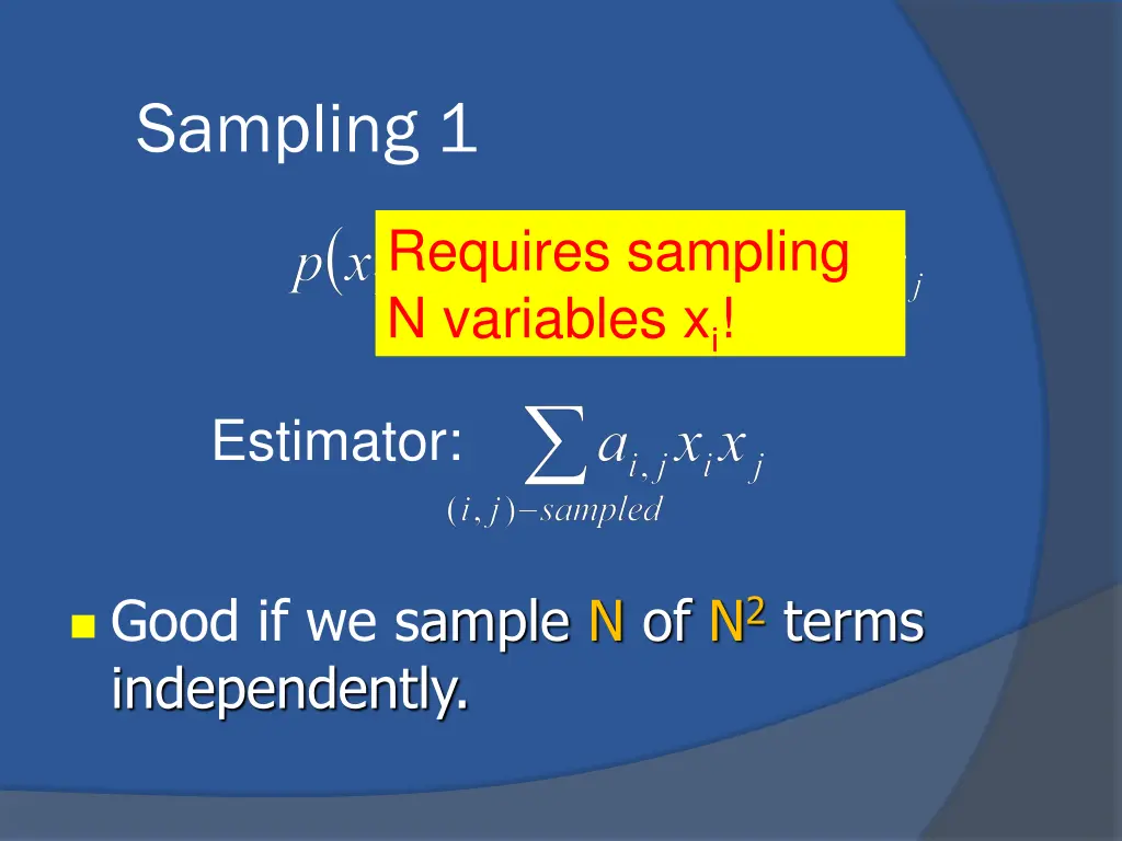 sampling 1