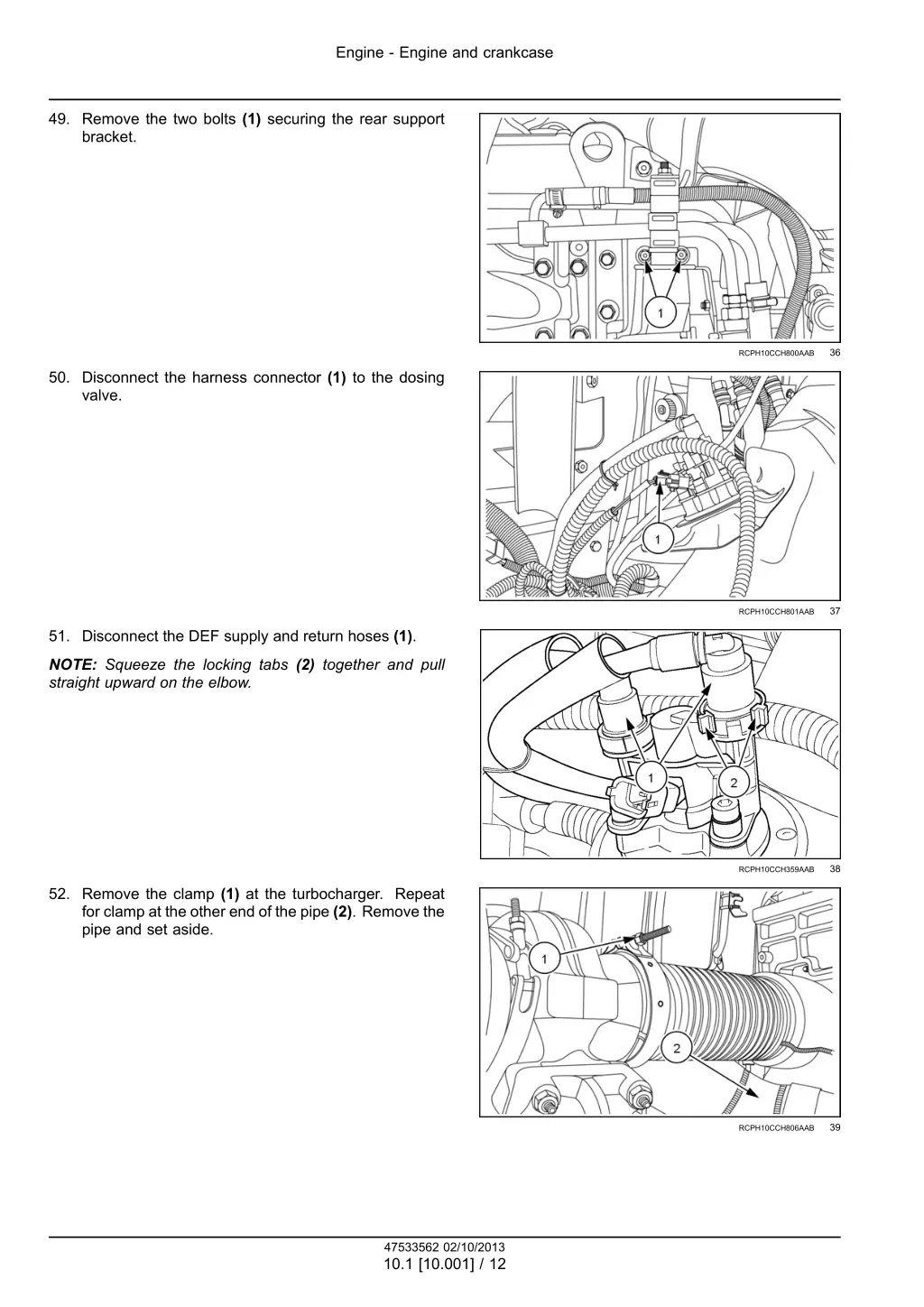 engine engine and crankcase 9