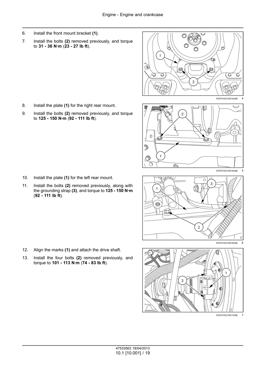 engine engine and crankcase 16