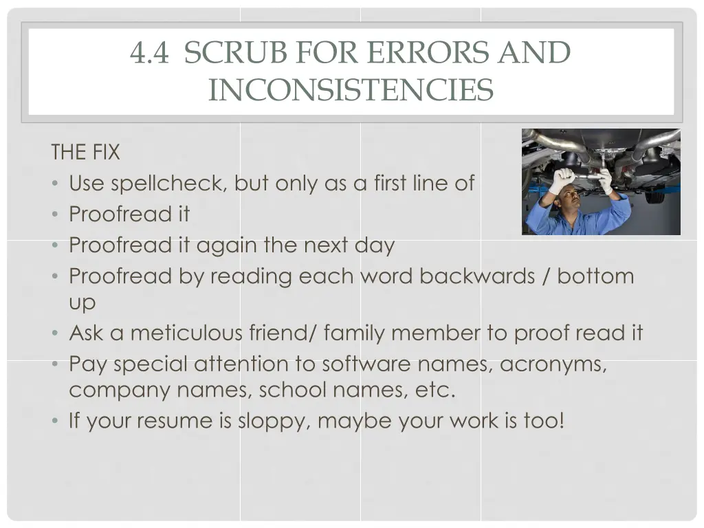 4 4 scrub for errors and inconsistencies