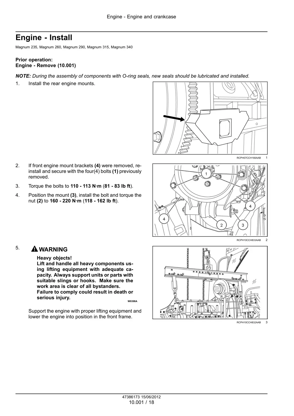 engine engine and crankcase 15