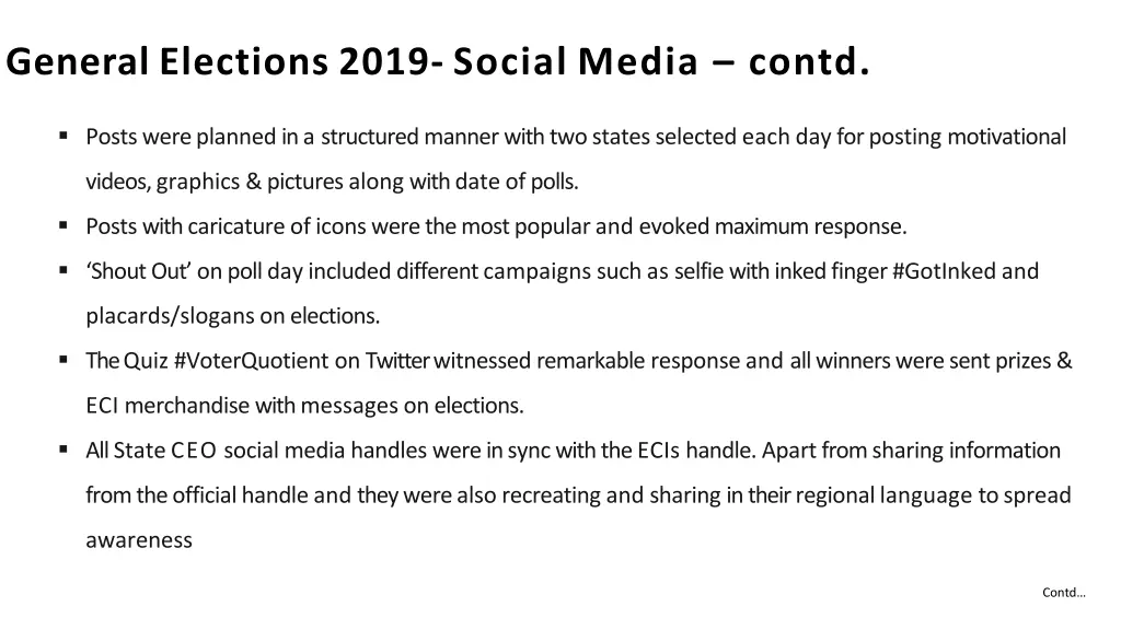 general elections 2019 social media contd 1