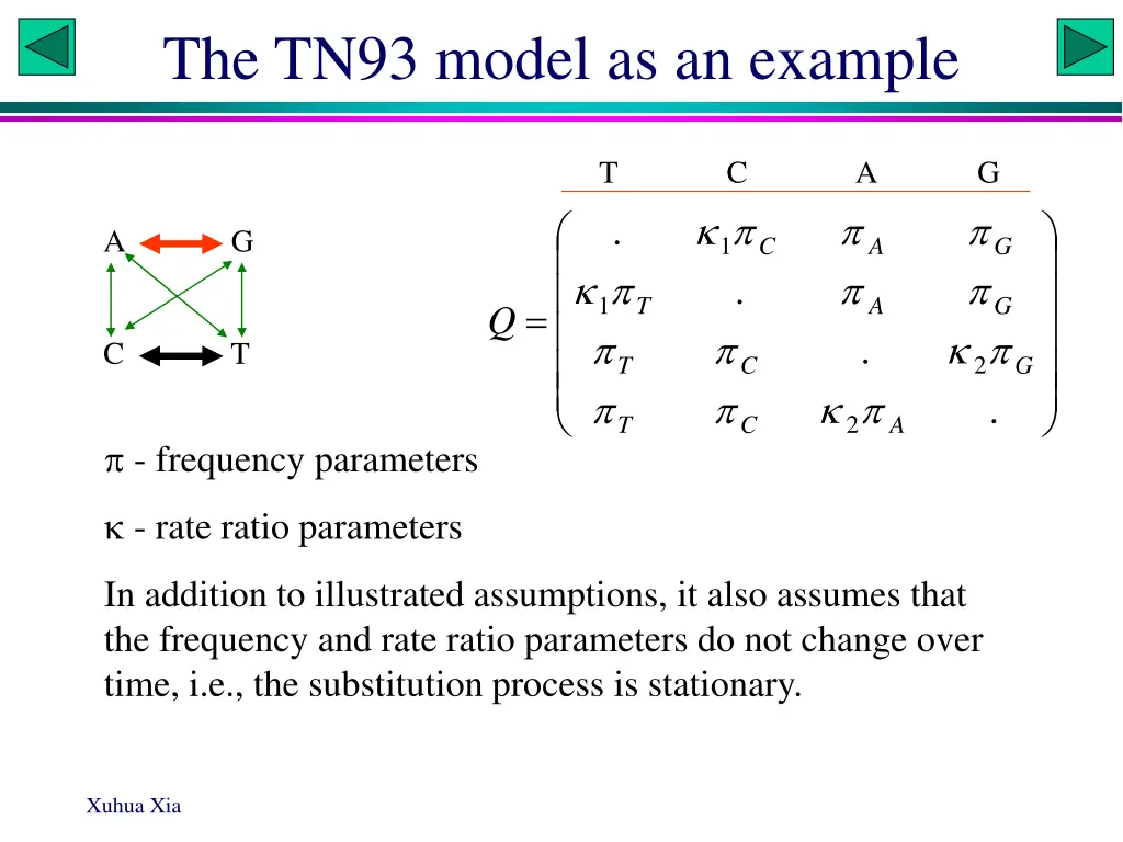 the tn93 model as an example