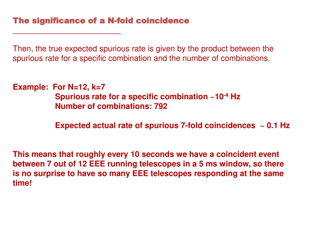 the the significance significance of a n 5