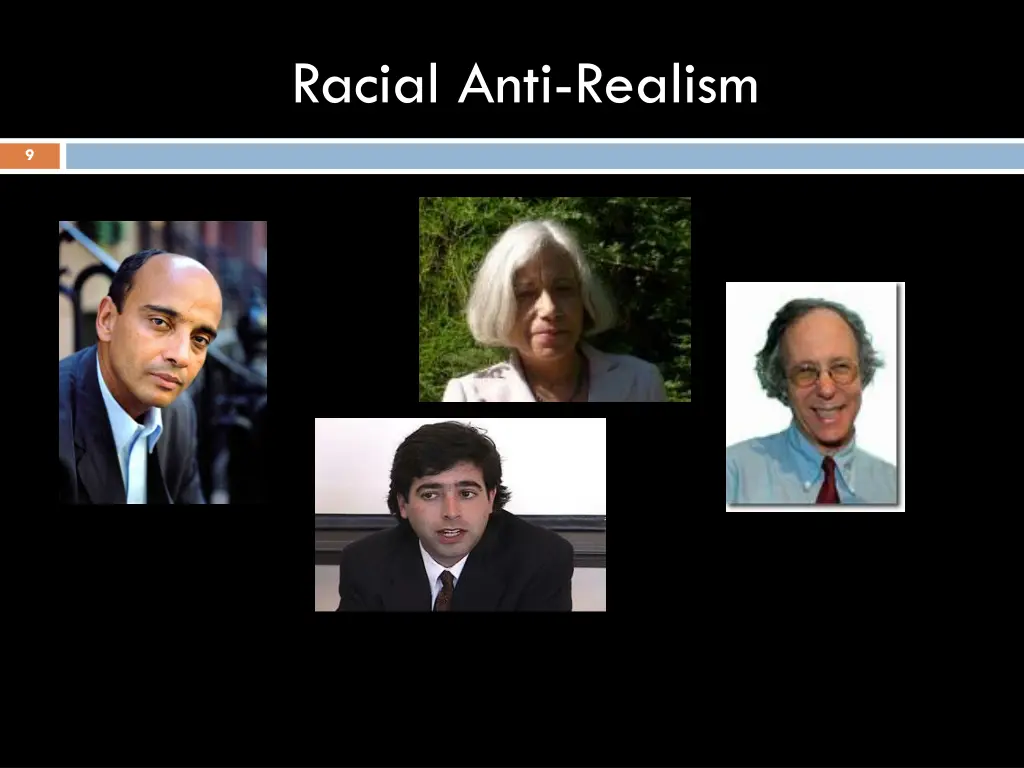 racial anti realism