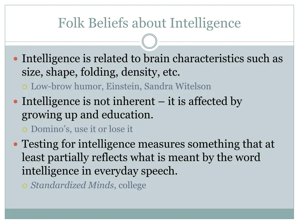 folk beliefs about intelligence